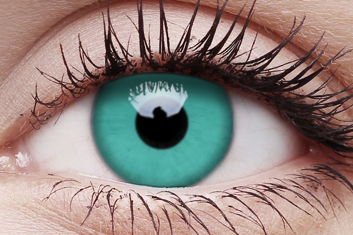 Emerald contact lens
