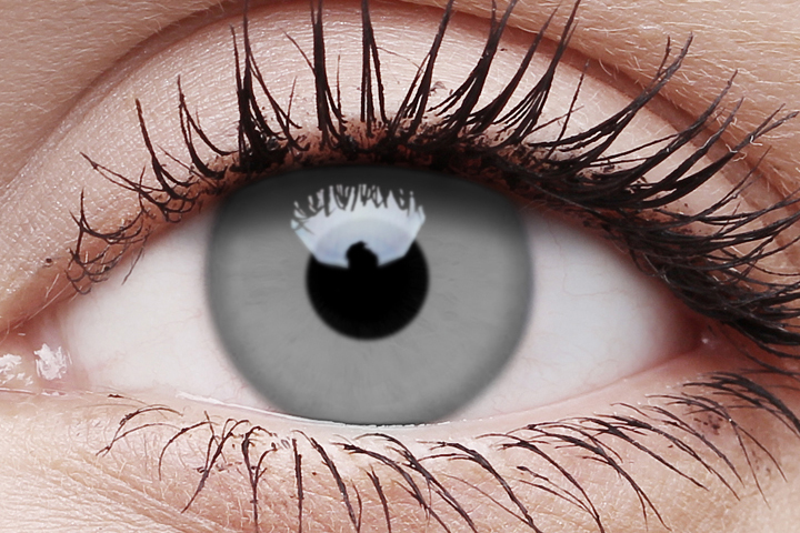 Zombie Grey Contact Lens