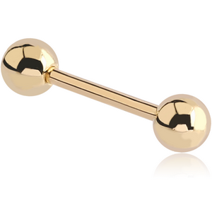 Gold barbell