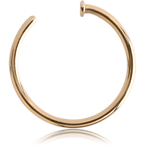Gold Open nose ring